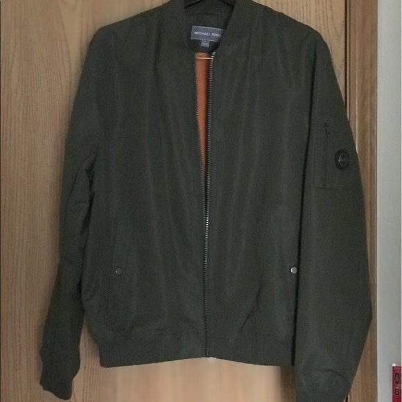 michael kors army green jacket